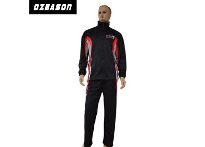 China 100% Polyester Custom Sports Tracksuits , Mens Jogger Tracksuit Thermal Print for sale