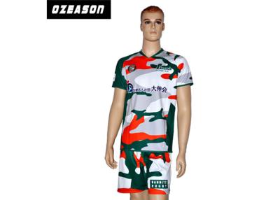 China Van de de Polyester Volledig Sublimatie van het Camoontwerp het Rugbyoverhemd Jersey Tegen het krimpen plus Grootte Te koop