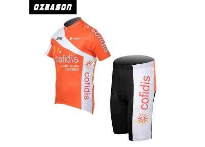 China OEM Customized Breathable Cycling Team Jerseys With Polyester Fabric Material for sale