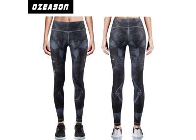 China Women slim fit all over sublimation print yoga pants professional original designs for sale