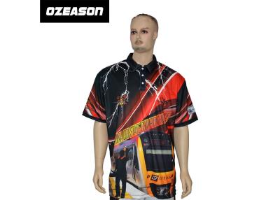 China Free Design All Over Sublimation Printed Colorful Golf T-Shirt for sale