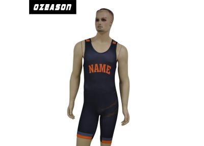 China Make Your Own Design High Quality Cool Cheap Wrestling Singlets , Sublimated Printing Cool Dry Wrestling Singlets for sale