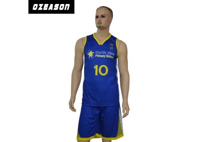 China OEM Polyester Team Uniform Suit Basketball Jersey for Promotion for sale