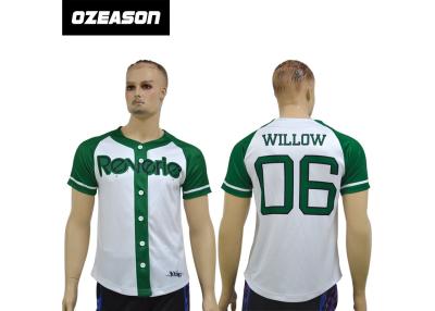 China High Quality Sublimated Camo Baseball Jersey, Sublimation 100% Polyester fashion baseball jersey for sale