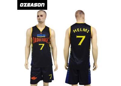 China Cheap Custom Dry Fit Lycra Basketball Uniforms For Adults And Kids for sale