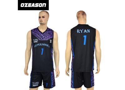 China High Quality Sublimation Printing Reversible Training Basketball Uniform For Boys for sale