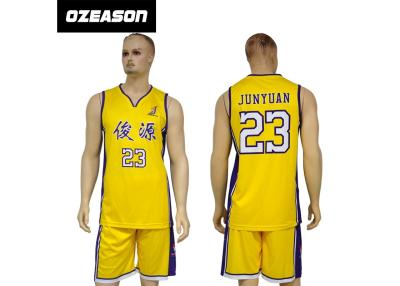 Chine Conception de débardeur de basket-ball d'ajustement de polyester la plus défunte de coutume sèche de sublimation à vendre