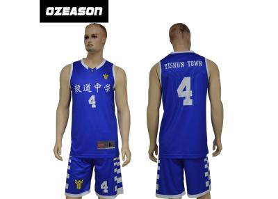 Chine Uniforme fait sur commande noir de basket-ball de kits de sublimation de la jeunesse pour des garçons de la jeunesse à vendre