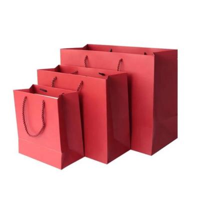 China milieuvriendelijke papierverpakkingen Item Toowin Kraft Textured Paper Bag voor schoenen Kleding Te koop