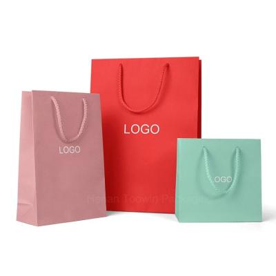 China A4 Paper Bags White Paper Gift Bags With Handles From Toowin Grocery Made Of Art Paper for sale