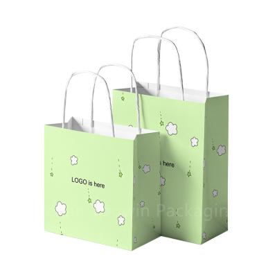 Cina Negozio di souvenir Must-Have Ristorante Unicorn Glossy Cookie Paper Bag Ordine personalizzato accettato in vendita