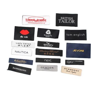 China Can Be Customized Name Logo Clothing Labels Woven Label Garment Labels For Clothing Garment Accessories for sale