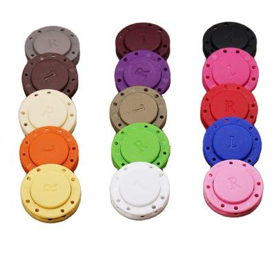 China Color Nylon Invisible Magnet Buttons Round Female Coat Snap Button Combination Button For Clothing for sale