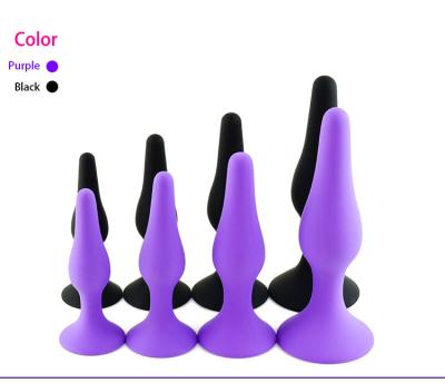 China Factory direct sale top butt massager butt plug flexible medical silicone anal plug for woman sex toy for sale