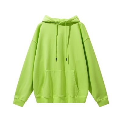 China Hoodies 100% Cotton Simple Oversize Men's Solid Color Waterproof Custom White Fashion Pullover Sweatshirts for sale