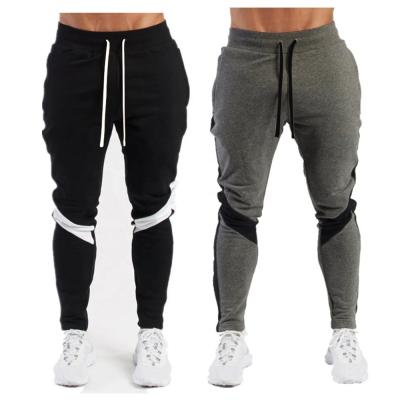 China Color Matching Men's Breathable Pants Plus Velvet Warm Pants Pants Men Sports Fitness Pants for sale