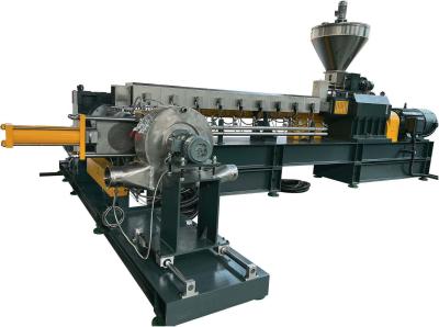 China PLC Controlled Double Screw Extrusion Machine Energy Efficient Customizable for sale