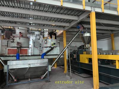 China Rust Resistance Double Screw Plastic Extruder High Speed For PP PE PS PA PET for sale