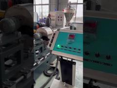 Air Cooled Twin Screw Extruder Pelletizing Plastic Screw Extruder Extrusion Granulator