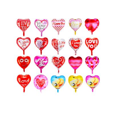 China Environmental Friendly Material China Wholesale Custom Printed Wedding Decoration Heart Shape Foil Balloon for sale