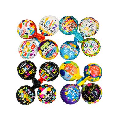 China Environmental friendly material wholesale Amazon cheap 6 inch feliz cumpleanos happy birthday foil balloons party decoration for sale