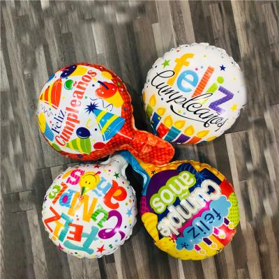 China Custom Printed China Environmental Friendly Material Event Party Supplied Aluminum Foil Balloon For Happy Birthday for sale