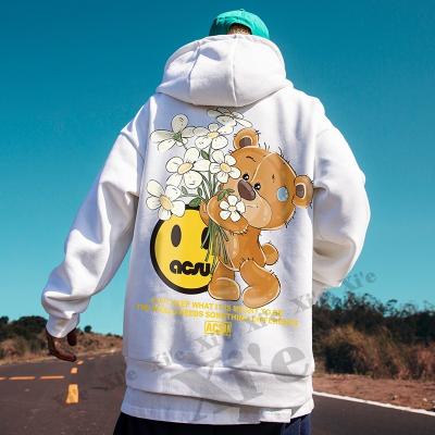 China Wholesale custom printing high quality embroidery sweatshirt men Anti-wrinkle hoodie custom logo pullover off white hoodies for sale