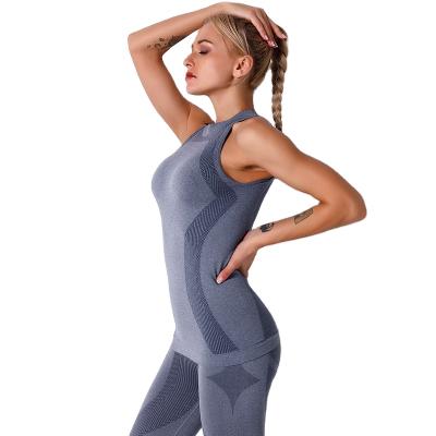 China High Quality Yoga Wear Latest Selling Yoga Wear Yoga Clothing Running Wear Breathable Warm Seamless Wear Vest for sale