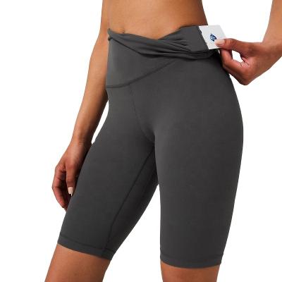 China Breathable Sanded Active Yoga Wear Shorts For Women Gym Charming Gaiters Sports Wear Running 1 Piece for sale