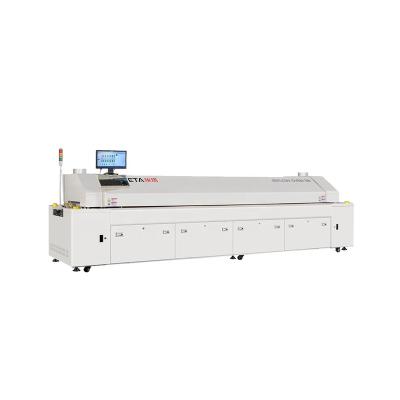 China ETA Factory SMD SMT LED PCB Reflow Solder Production System Reflow Oven for LED Reflow Solder PCB Board for sale