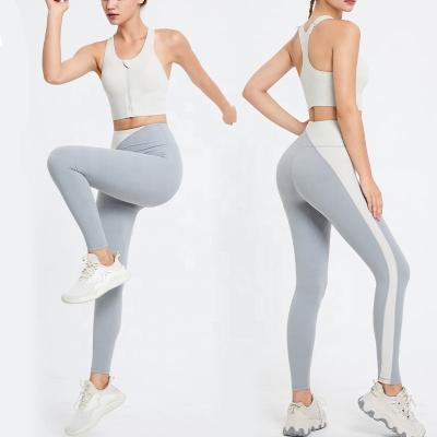 China Breathable Gym Sets Women Sportswear Two Piece Exercise Leggings Fitness Wear Yoga Sets Sports Suits Custom Wholesale for sale