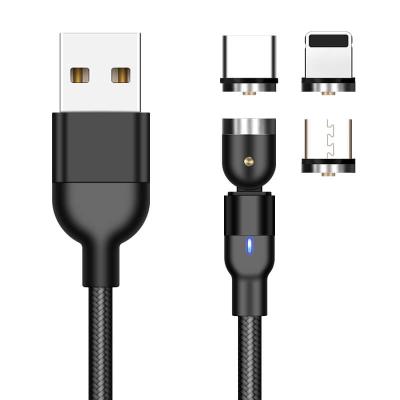 China Original Mobile Phone Extension Custom Type C Data Cable 3 in 1 USB Multi Charging Earphone 3A USB Retractable Cable for iPhone 13 Cable for sale