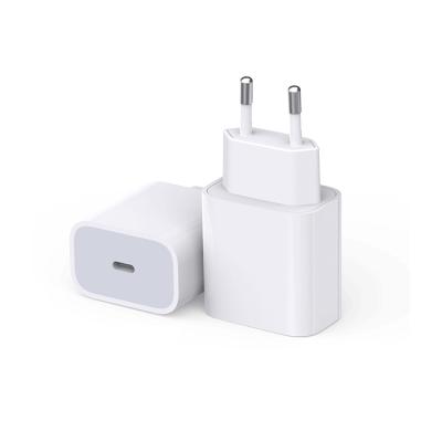 China Mobile Phone Free Sample Mini EU PD Charger 18W C Charger Fast Charging Adapter for sale