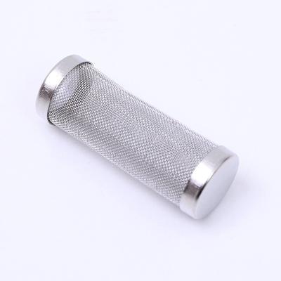 China Viable 12mm/16mm Stainless Steel Aquarium Filter Intake Intake Basket Mesh for sale