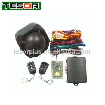 China car alarm with car siren wireless car alarm with car wireless siren for sale