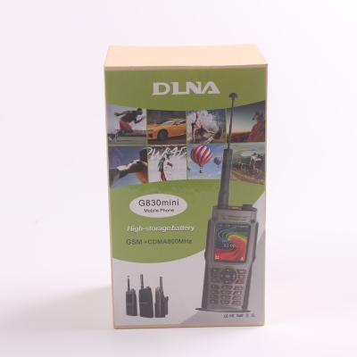 China MP3 Playback CDMA800MHz+GSM Mobile Phone DLNA G830mini Document Card for sale