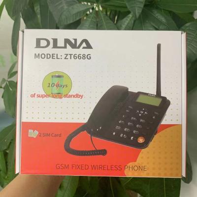 China WIFI/SMS/MP3/Bluetooth/FM Dual Radio Support GSM Fixed Wireless Desk Phone GSM FWP ZT668G with sim card for sale