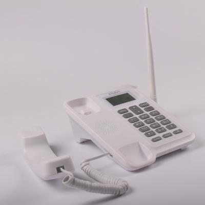 China SMS GSM Fixed Wireless Desktop Phone 2g Business Fixed Phone Single / Dual SIM Optional for sale