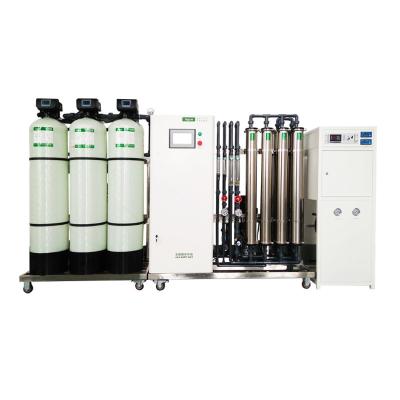 China 300L/H a 500L/H Sistema de purificación de agua médica recipientes de presión 2 etapas RO + EDI en venta