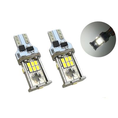 Китай 10pcs T15 LED Light Bulbs 3020 18SMD Canbus Nonpolarity LED 921 912 W16W LED Light Bulbs 3020 18SMD Canbus Car Reverse Lamp DC12V-24V Universal продается