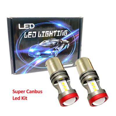 Cina Customized 2PCS LED Kit High Power Emergency Brake Light S25 T20 BA15S BAY15D 3030 7SMD Canbus 10W DC12V-24V For VW Universal in vendita