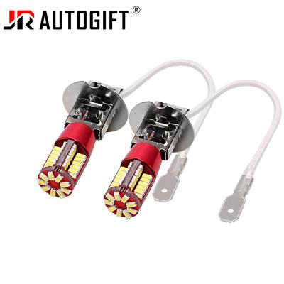 中国 H3 H1 H4 H7 57 super bright white led 3014 smd bulb 12V-24V car fog lamp daytime running light Amber Red h3 led bulb H1/H3/H4/H7/H11/ Fog light 9005/9006-3014-57SMD 販売のため