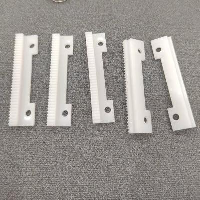 China Gear Rack Jiangsu Factory Customized Injection Mold Inject Plastic Nylon Gear Rack M0.5 for sale