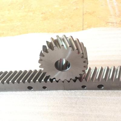 China CNC Machine DIN6 Grinding M3 29*29*1000mm Helical Gear Rack For 1325 Plasma Cutting Machine for sale