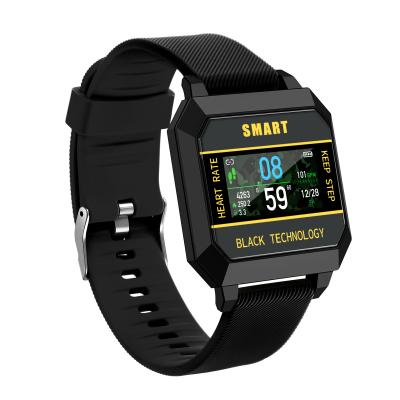 China Waterproof IP67 Colorful Screen Bracelet Wristband Heart Rate Blood Pressure Smart Pedometer F8 Smart Wristband for sale