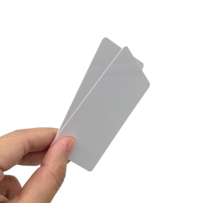 China CR80 Standard Voucher Printable Plastic White PVC Souvenir White Color Card for sale