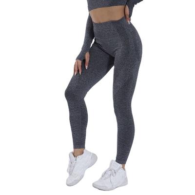 China Best Selling High Quality Breathable High Waist Seamless Women Butt Gaiters Crac! crack! fitness yoga pants for sale