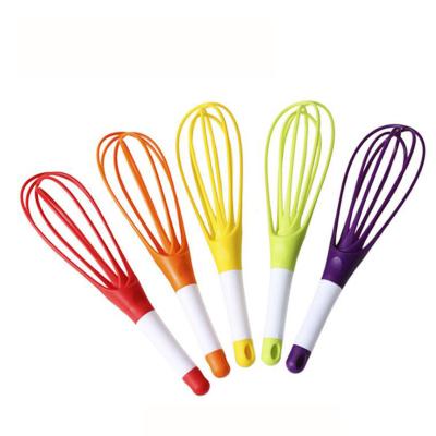 China Viable Food Safe Plastic Manual Egg Beater Egg Beat Tools Cooking Kitchenware for sale