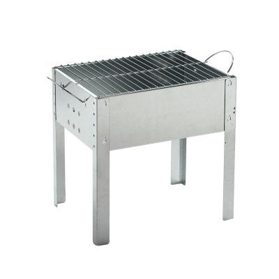 China Easily Assembled Portable Folding Stainless Steel Charcoal BBQ Grill For Outdoor Camping Picnic for sale