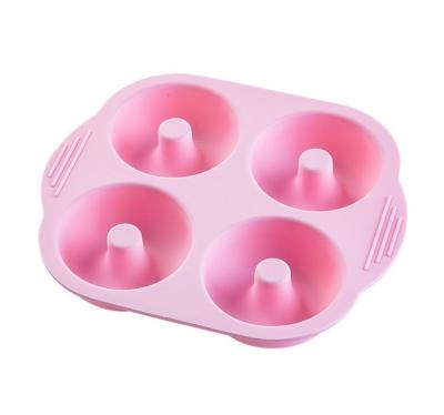 China 4 Grids Silicone Mold Chocolate Ice Cube Stocked Tray Fondant Molds DIY SOAP Mold for sale